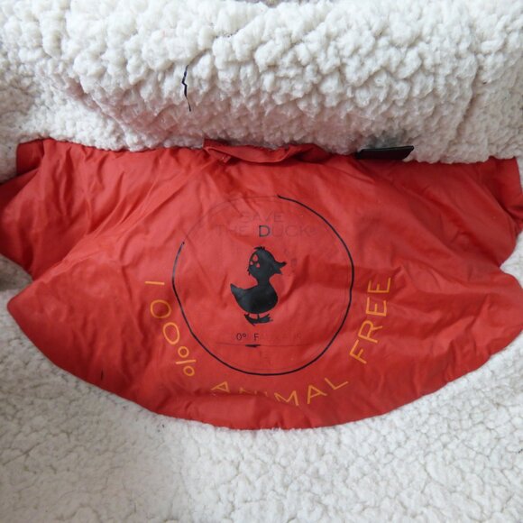Save the Duck Kids' Red Puffer Jacket Mod. Finnegan, Size 12 - Picture 4 of 6